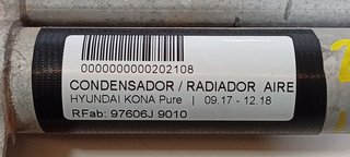 HYUNDAI KONA Pure CONDENSADOR / RADIADOR  AIRE ACONDICIONADO