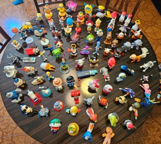 Action Figures McDonald's Vari Rari 100 Pezzi