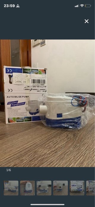 Bomba achique automática 12V/24V