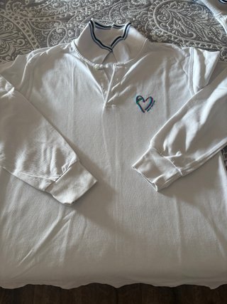 Uniforme escolar blanco Mc Yadra talla M y S