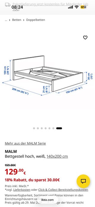 Cama con somier de láminas (Creo que es de 140x200