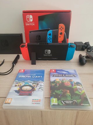 Nintendo Switch como NUEVA + Juegos y Accesorios