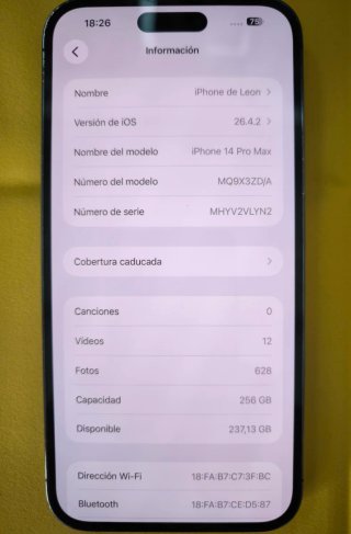 iPhone 14 Pro Max Negro/Morado