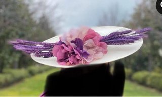 Vestido rosa y pamela (se puede vender separado)