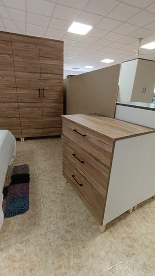Cajonera 3 cajones madera freno