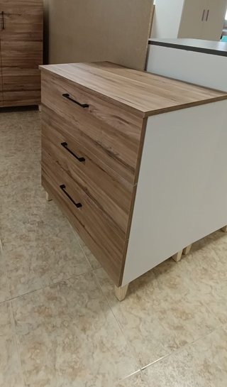 Cajonera 3 cajones madera freno