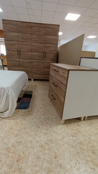 Cajonera 3 cajones madera freno