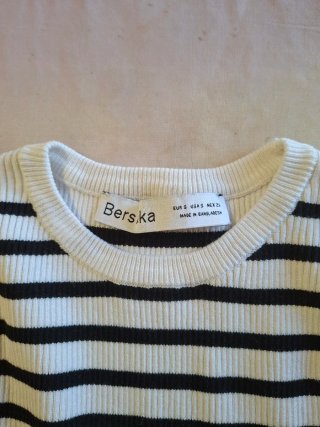 Top Bershka rayas S