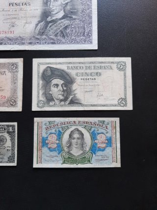 LOTE BILLETES DE ESPAÑA PARA LUIS