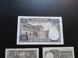 LOTE BILLETES DE ESPAÑA PARA LUIS