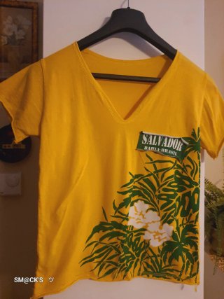T-shirt donna crop top Salvador Bahia