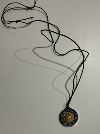 Collana Yin&Yang cerchio oro 18KT