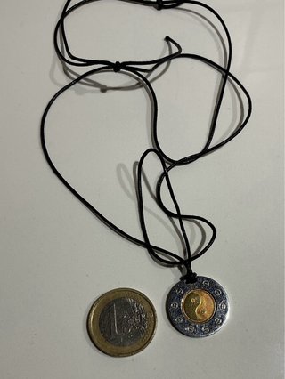 Collana Yin&Yang cerchio oro 18KT