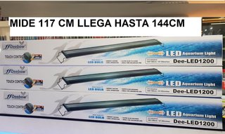 * pantalla led para acuario 120 a 140cm pecera luz