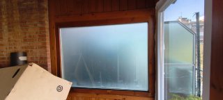 Marcos de ventana de madera con cristal