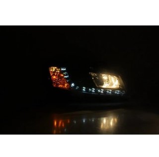 Faros delanteros LED para Fiat Stilo Black