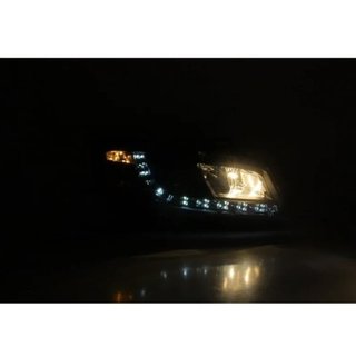 Faros delanteros LED para Fiat Stilo Black