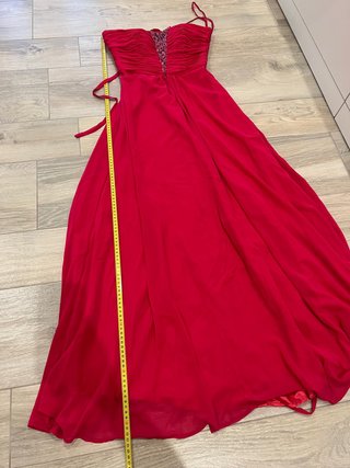 Abito da cerimonia Romeo Gigli rosso Tg 40