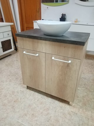 Mueble auxiliar 2 puertas madera