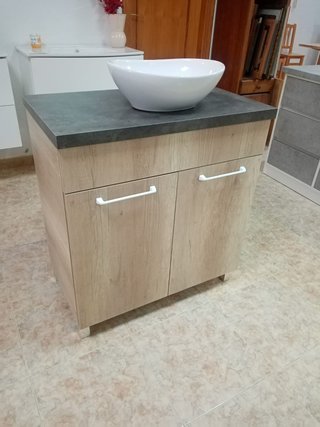 Mueble auxiliar 2 puertas madera