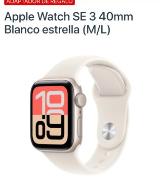 Apple Watch SE 3 40mm Blanco Estrella