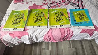 Libros Matemáticas 3 Primaria Edelvives (4 uds)