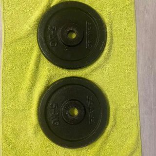 Discos de pesas 5 kg (2 unidades)