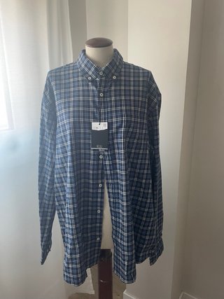 Camisa de cuadros hombre XXL