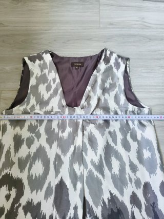 Vestido estampado leopardo talla L