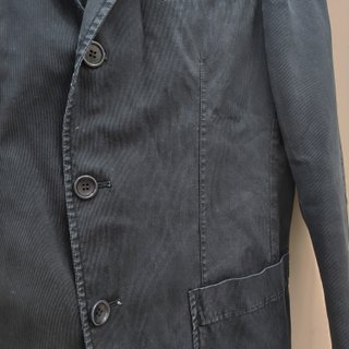 Remona giacca blazer monopetto cotone blu slavato