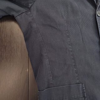 Remona giacca blazer monopetto cotone blu slavato