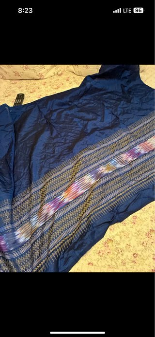 Pareo talla única azul y morado
