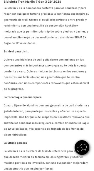 Bicicleta Trek Marlin 7 Gen 3 29