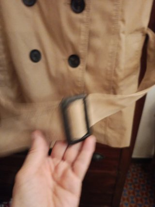 Gabardina Stradivarius Beige