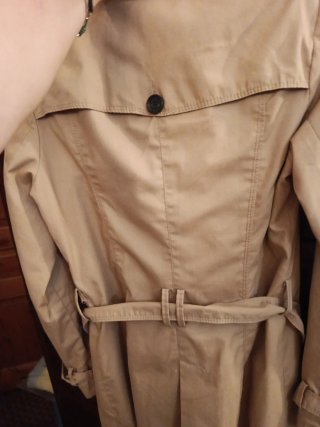 Gabardina Stradivarius Beige