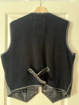 Chaleco Diesel Piel Vintage