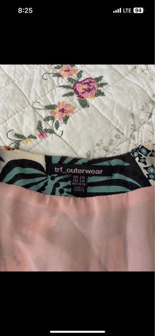 Blazer estampado tropical Talla S-M