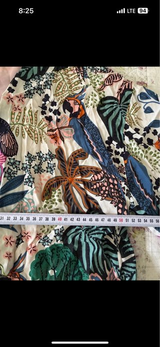 Blazer estampado tropical Talla S-M