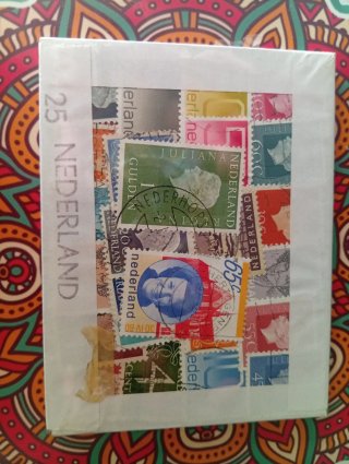 Lotto 25 Francobolli Paesi Bassi
