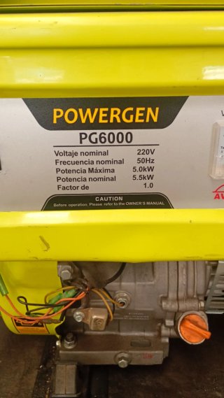 Generador Eléctrico Powergen 7000W