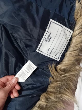 Chaqueta azul niña con lentejuelas
