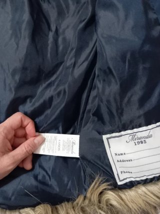 Chaqueta azul niña con lentejuelas