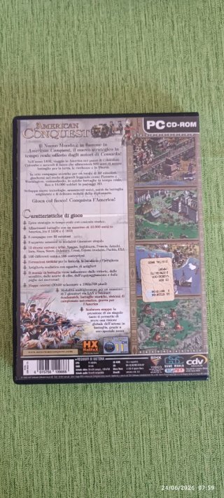 American Conquest PC CD-ROM Strategia