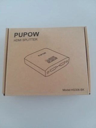 Divisor HDMI PUPOW 1x2 4K UHD 3D