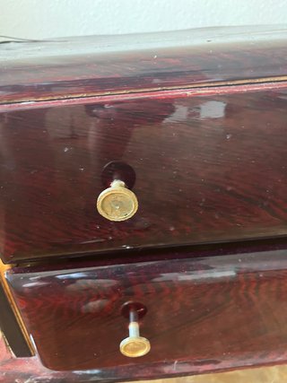 Mesita vintage madera para restaurar