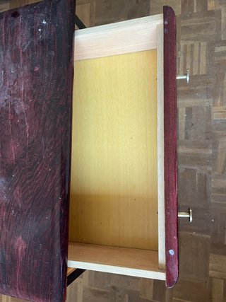 Mesita vintage madera para restaurar