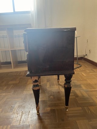 Mesita vintage madera para restaurar