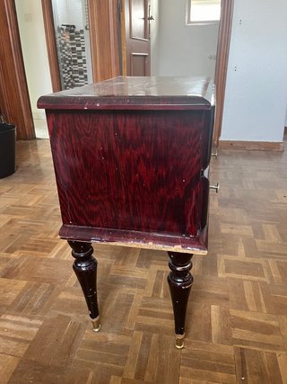 Mesita vintage madera para restaurar