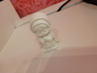 Madonnina in gesso fatta a mano