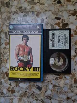 Collezione di quattro film della saga di Rocky in formato Betamax